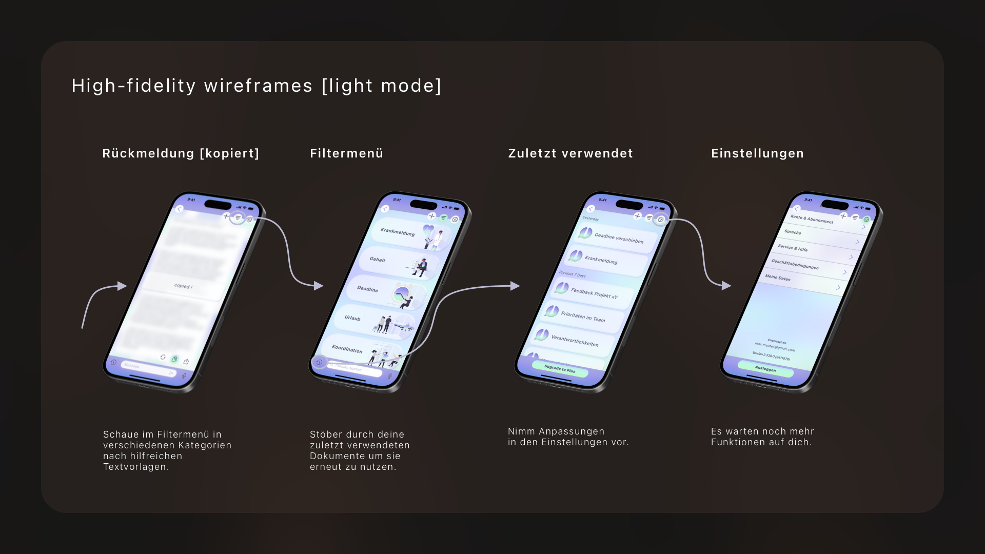 Image Bizling high fidelity wireframes light mode 2